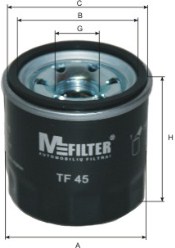 Olejový filter MFILTER